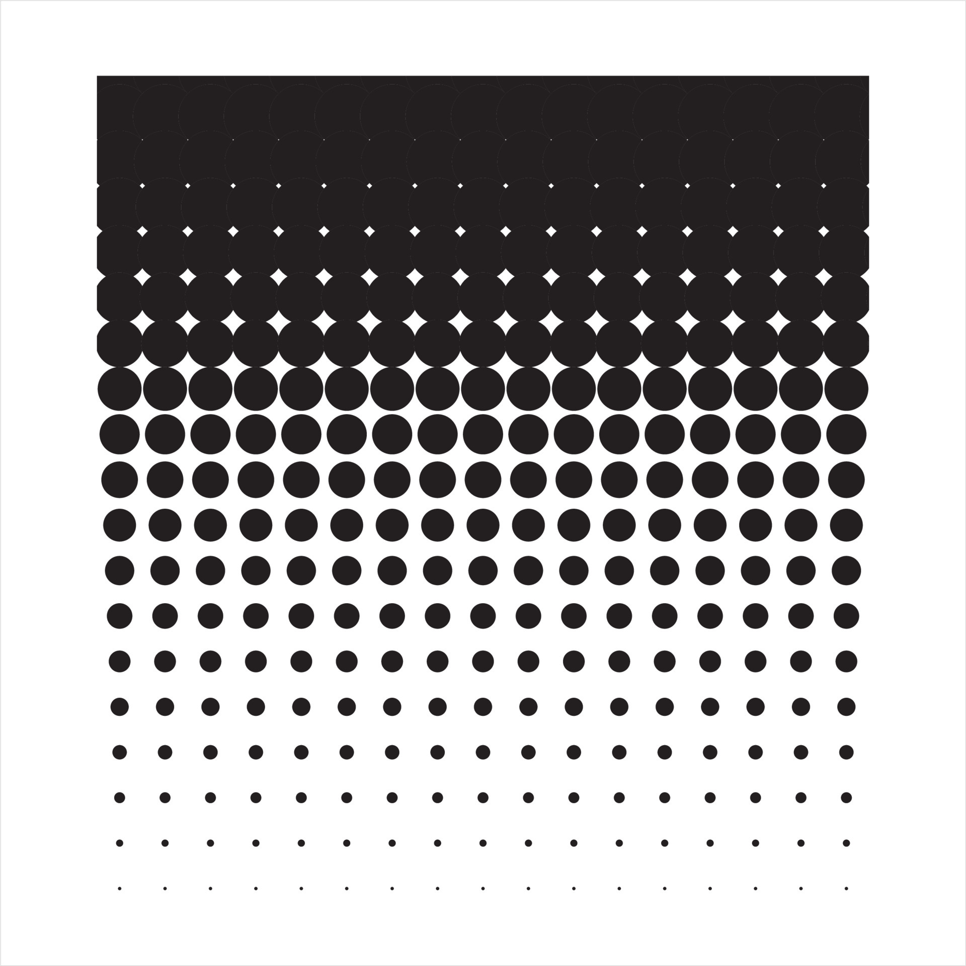 simple black and white halftone dot design vector 4758581 Vector Art at