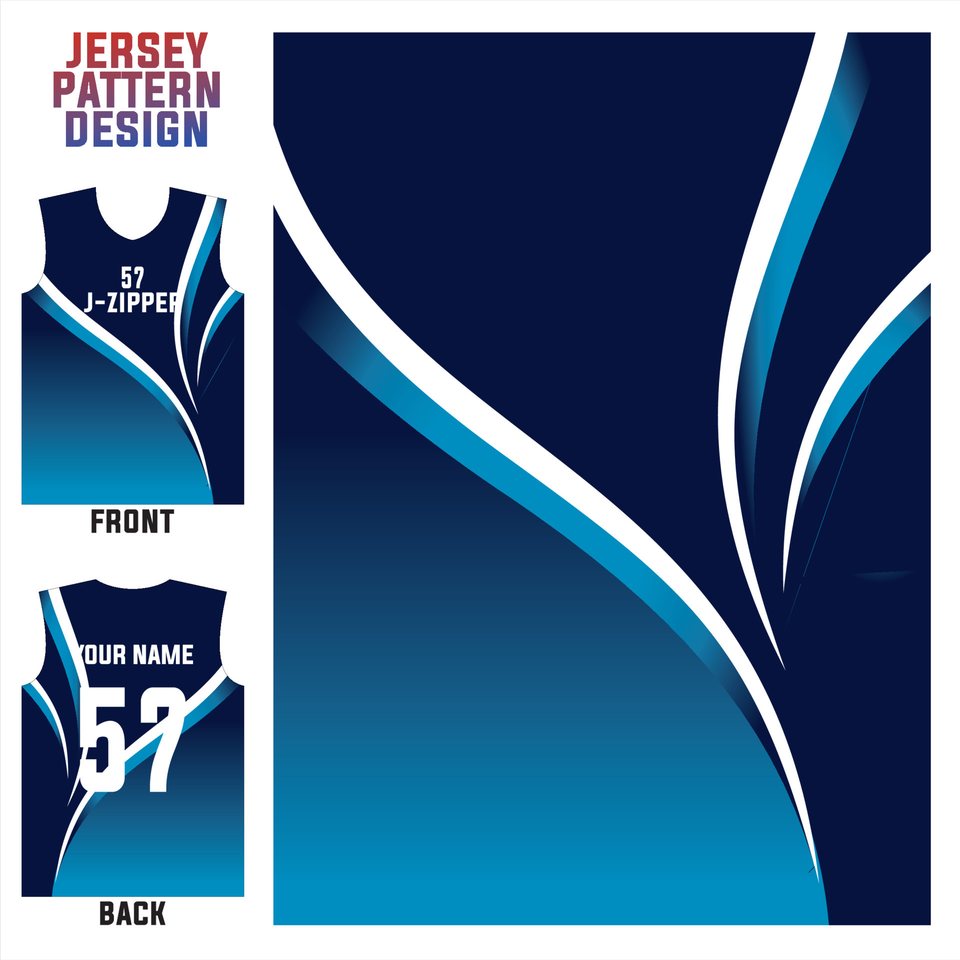 abstract concept vector jersey pattern template for printing or
