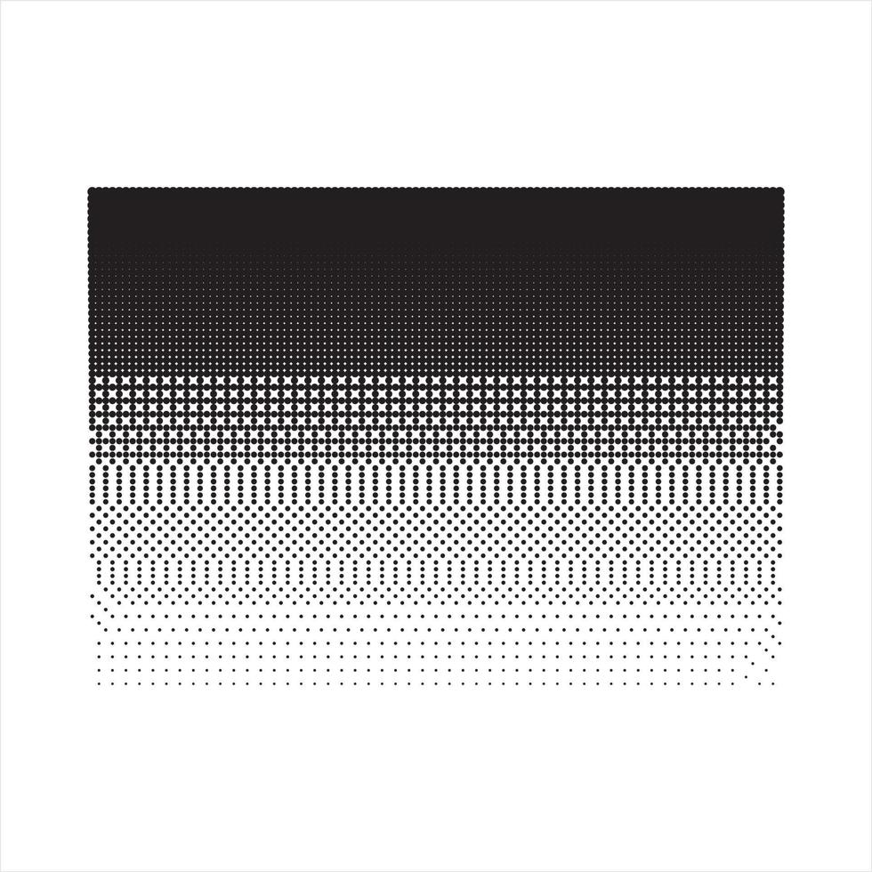 simple black and white halftone dot design vector