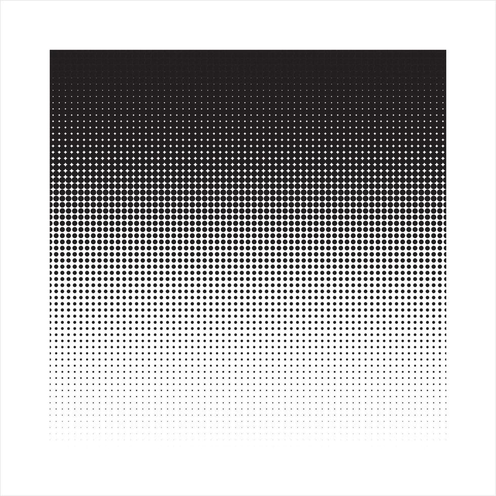 simple black and white halftone dot design vector