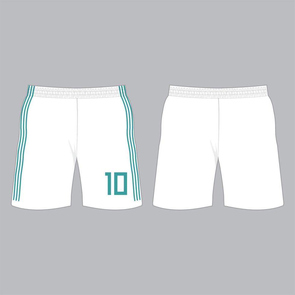 mock up soccer pants.sports jersey pattern t-shirt design concept template Vector Image