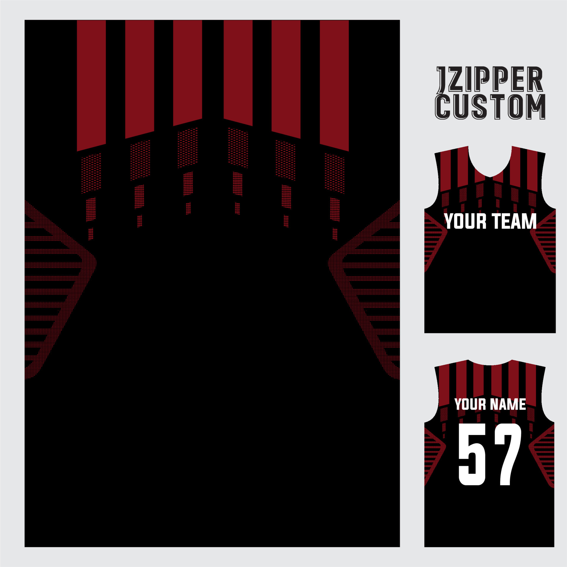 Roblox Basketball Player Templates With Red Jersey and 