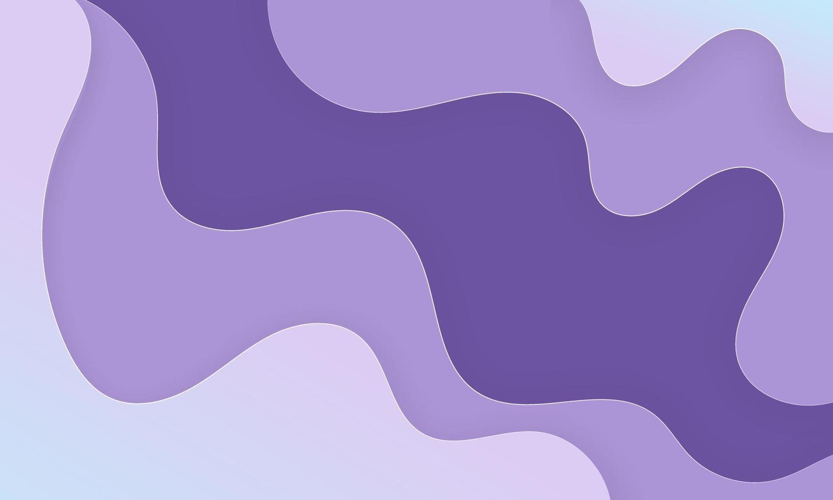 Abstract Purple Fluid Wave Background vector