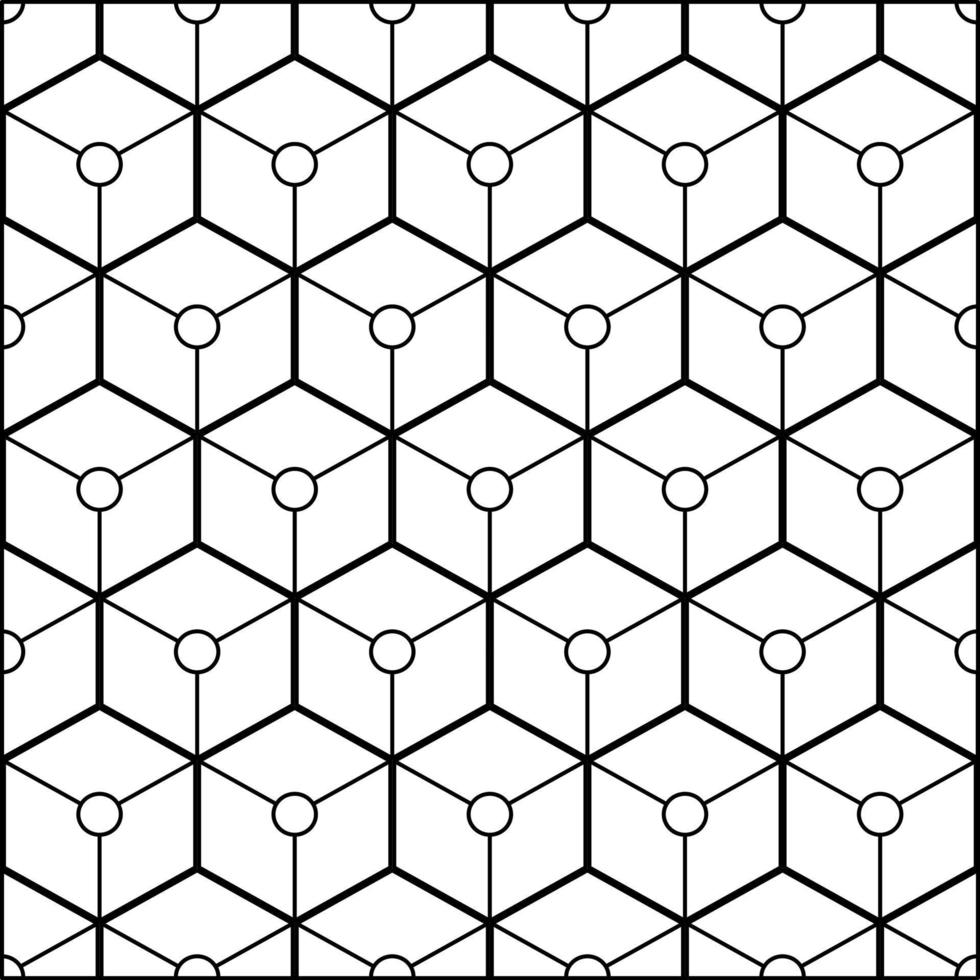 cube pattern seamless pattern perfect for background or wallpaper vector