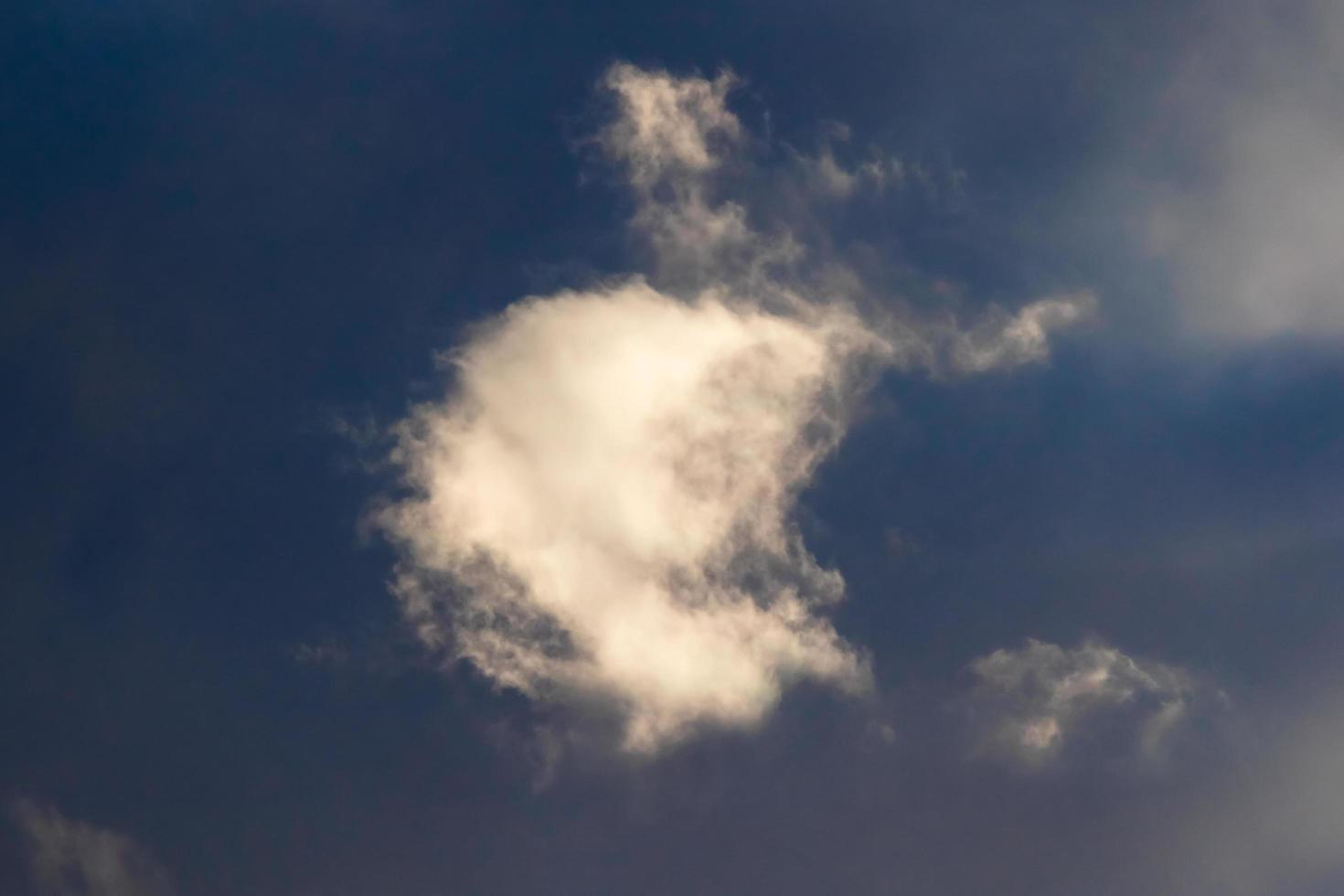 White cloud texture. Air material backdrop. Sky effect pattern. photo