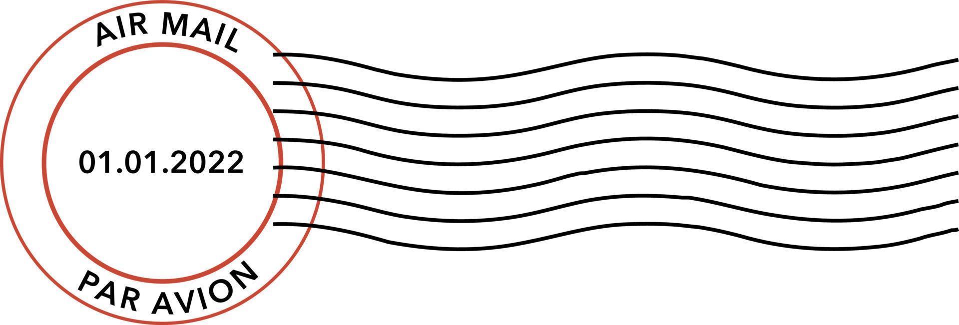 matasellos sobre fondo blanco vector