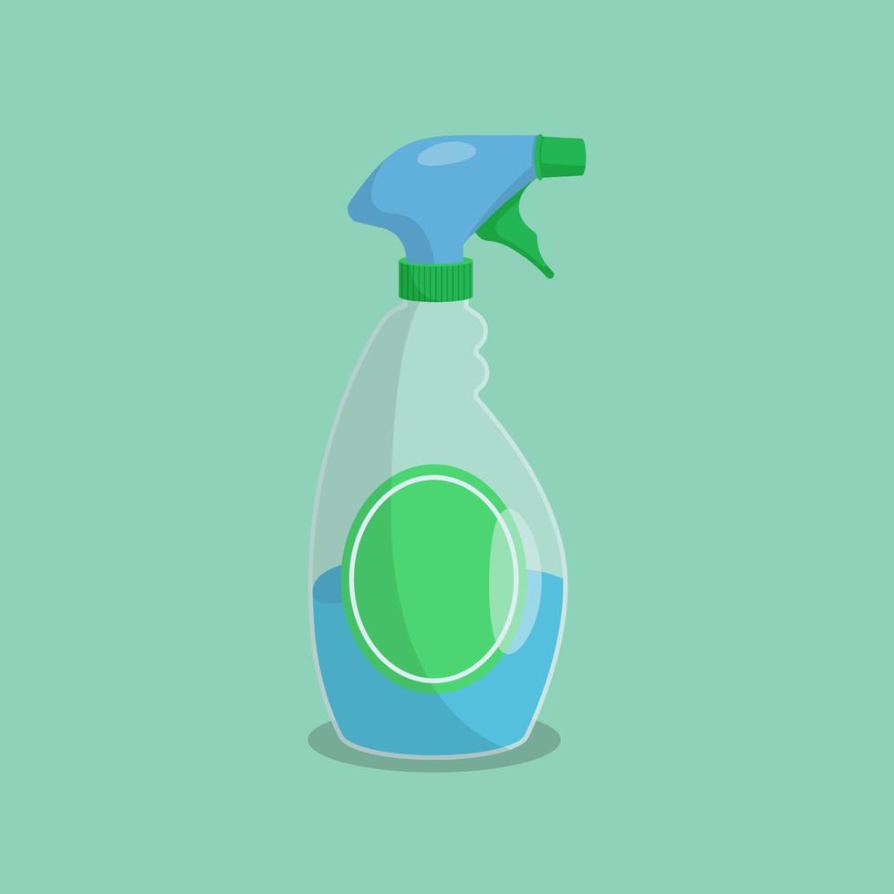 cleaning spray bottle vector isolated . vector spray bottle.