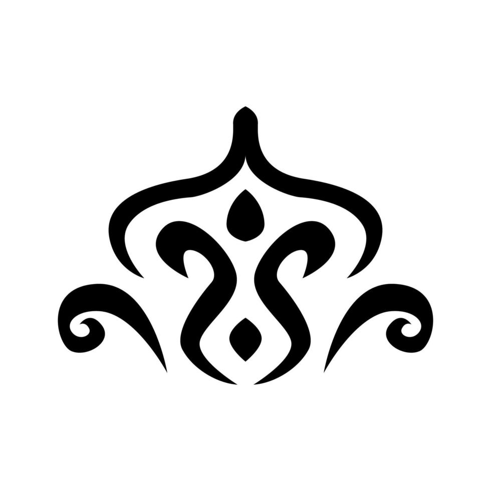 Simple tribal design, tribal ornament for book vector