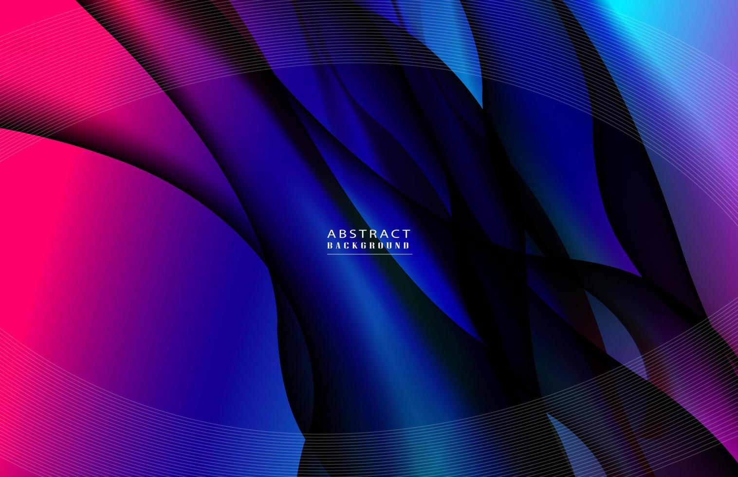 Minimal Glow Fluid Flow Colorful Abstract Design For Website Advertising Brochure Background. Modern Trendy Gradient Futuristic Element Multi Color Tone Illustration Concept. vector