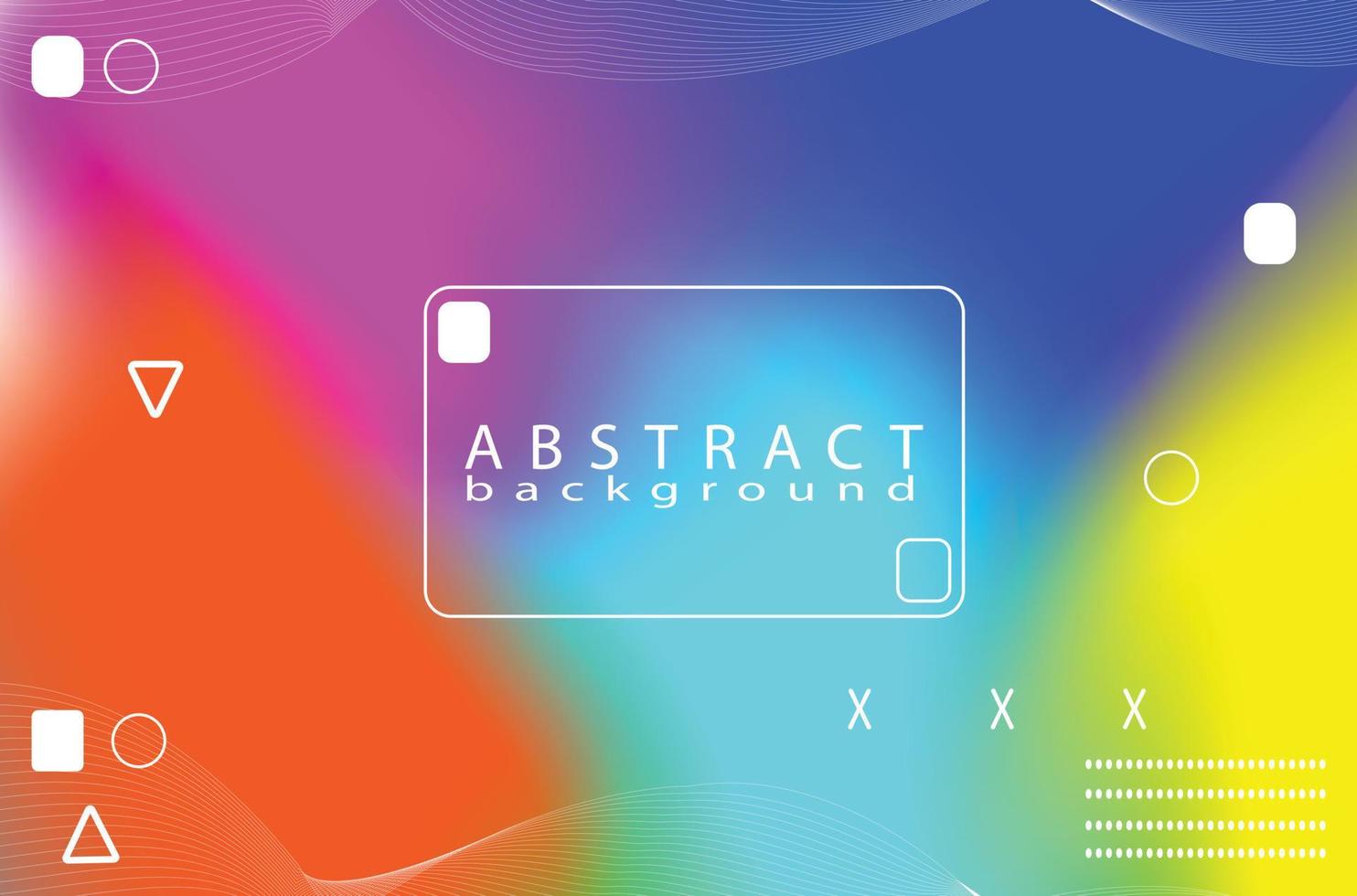 Minimal Glow Fluid Flow Colorful Abstract Design For Website Advertising Brochure Background. Modern Trendy Gradient Futuristic Element Multi Color Tone Illustration Concept. vector