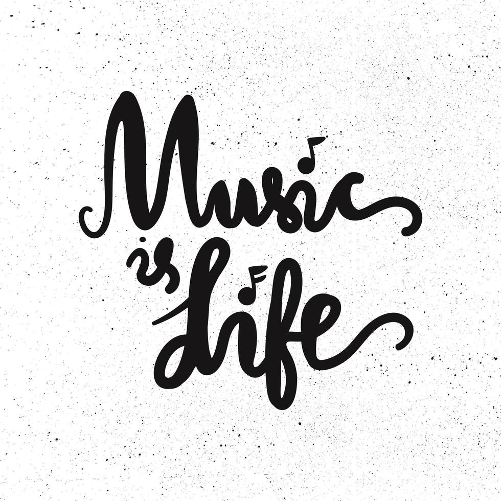 Music is Life vector