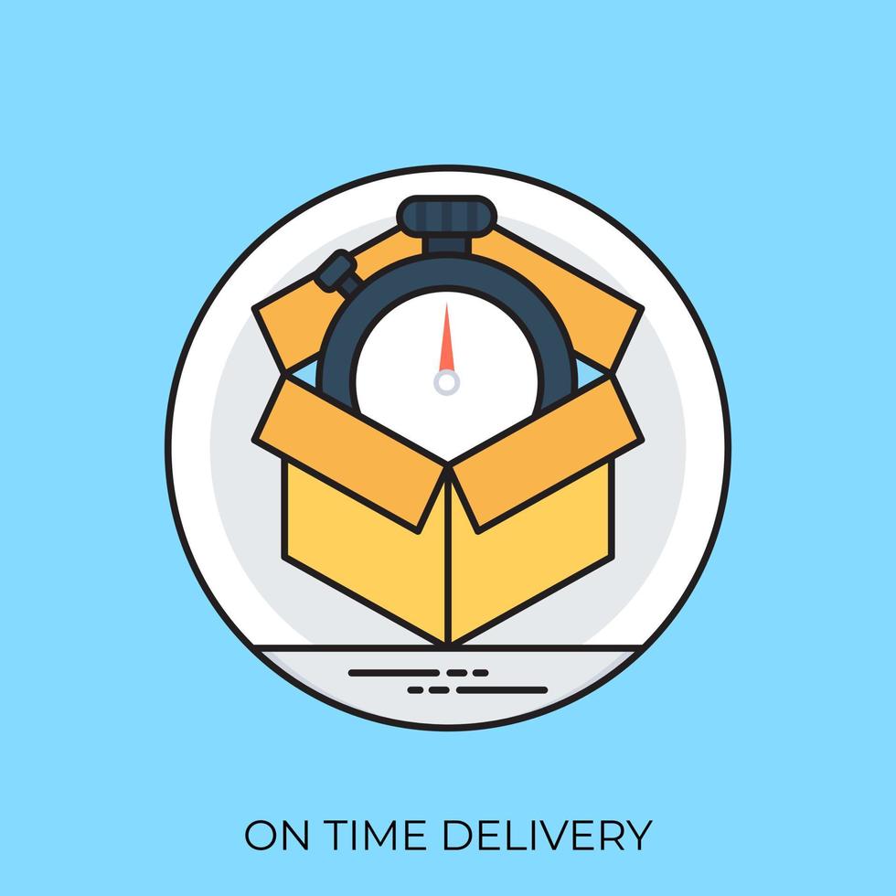 On Time Delivery vector