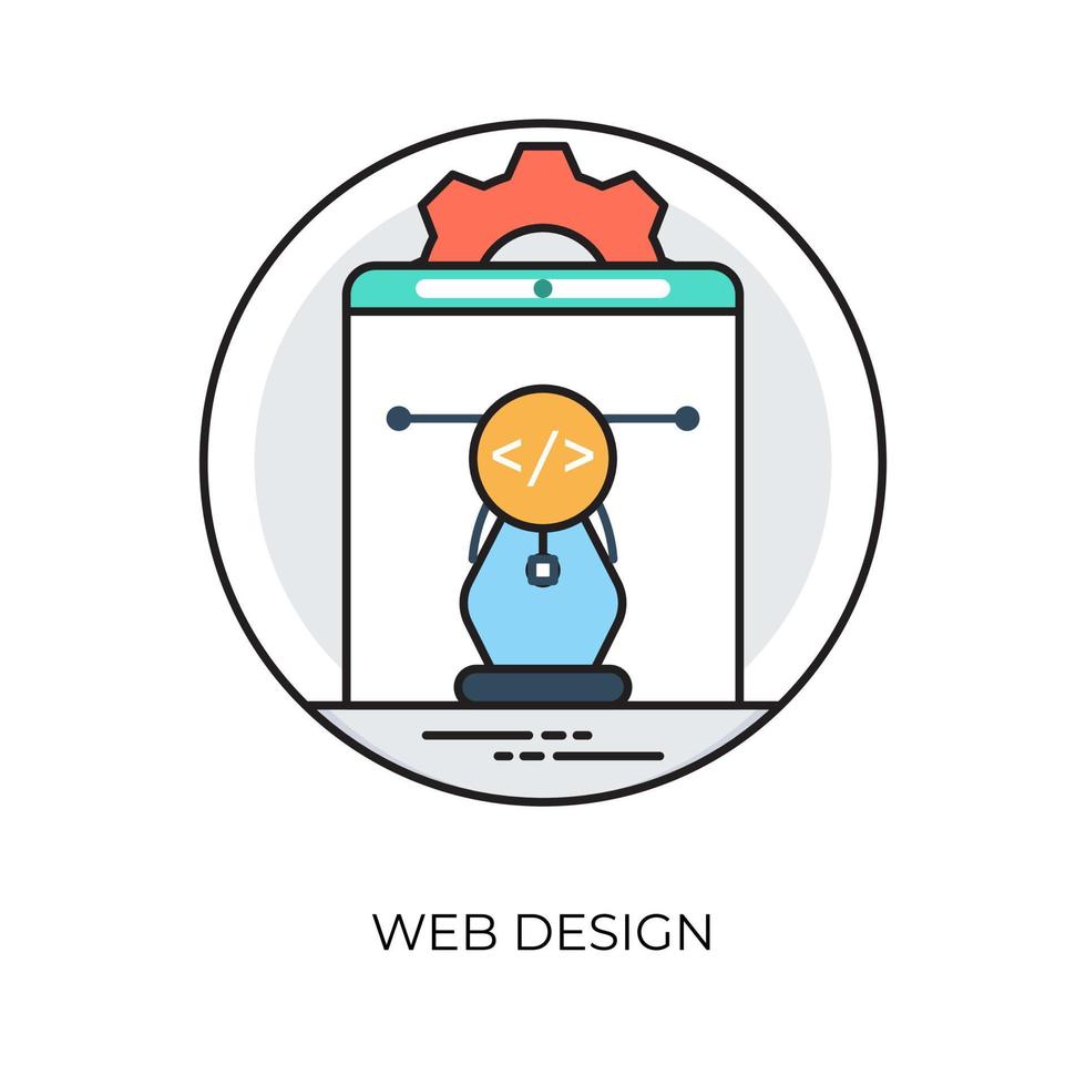 conceptos de diseño web vector