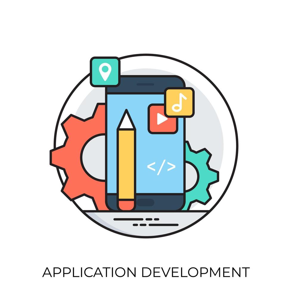 conceptos de desarrollo de aplicaciones vector