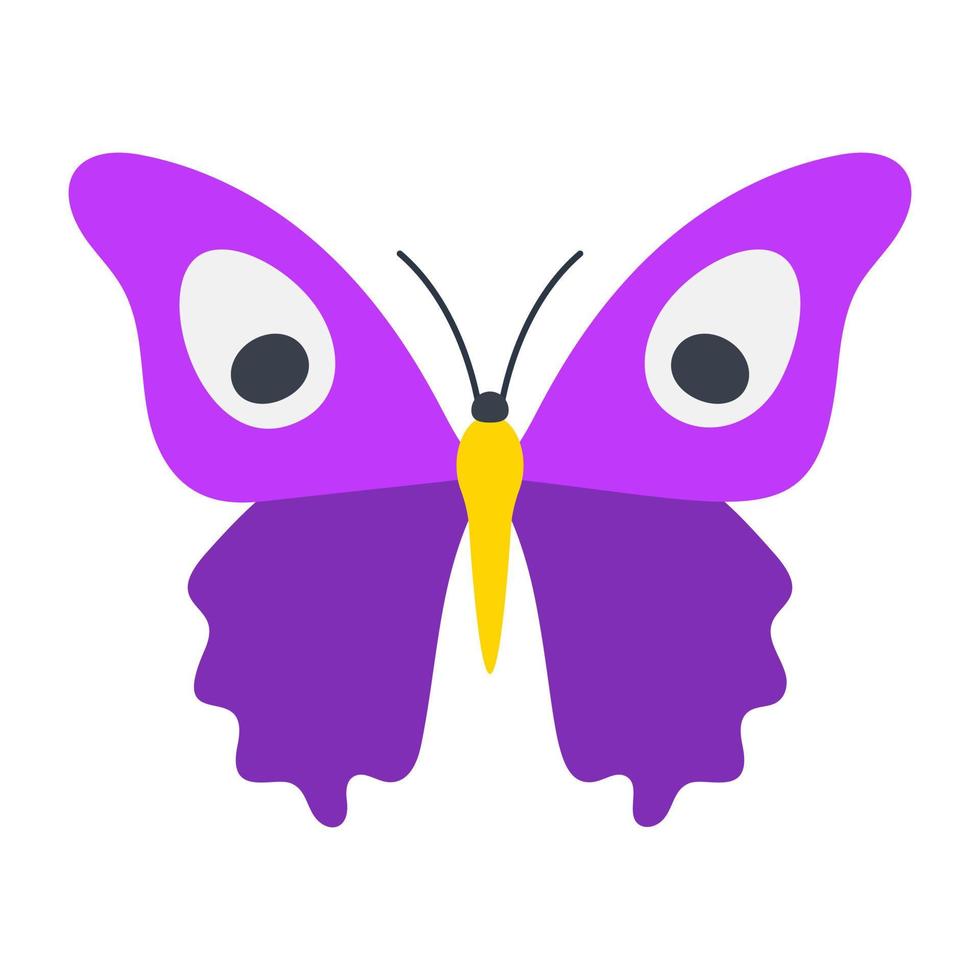 Hypolimnas Bolina Butterfly vector