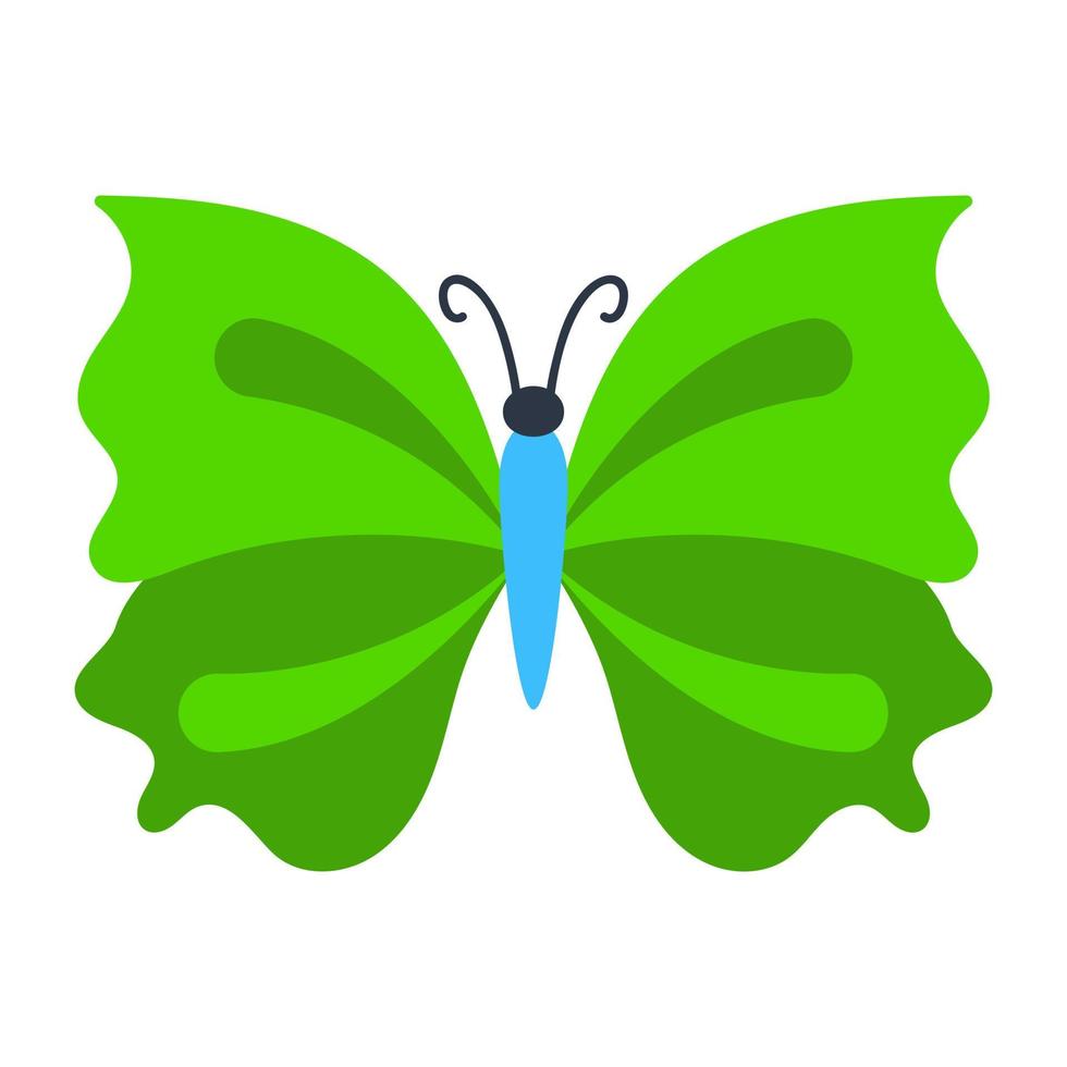 Zigzag Wing Butterfly vector