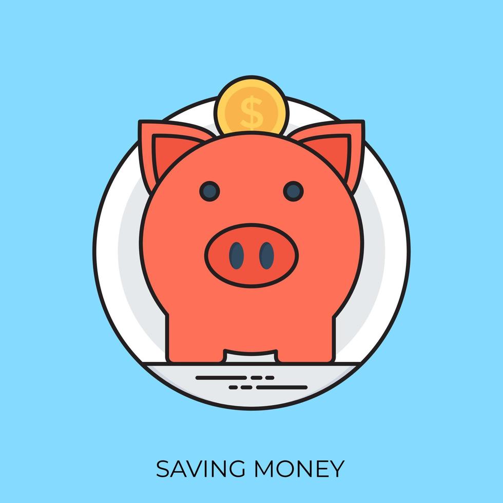 Trendy Savings Concepts vector