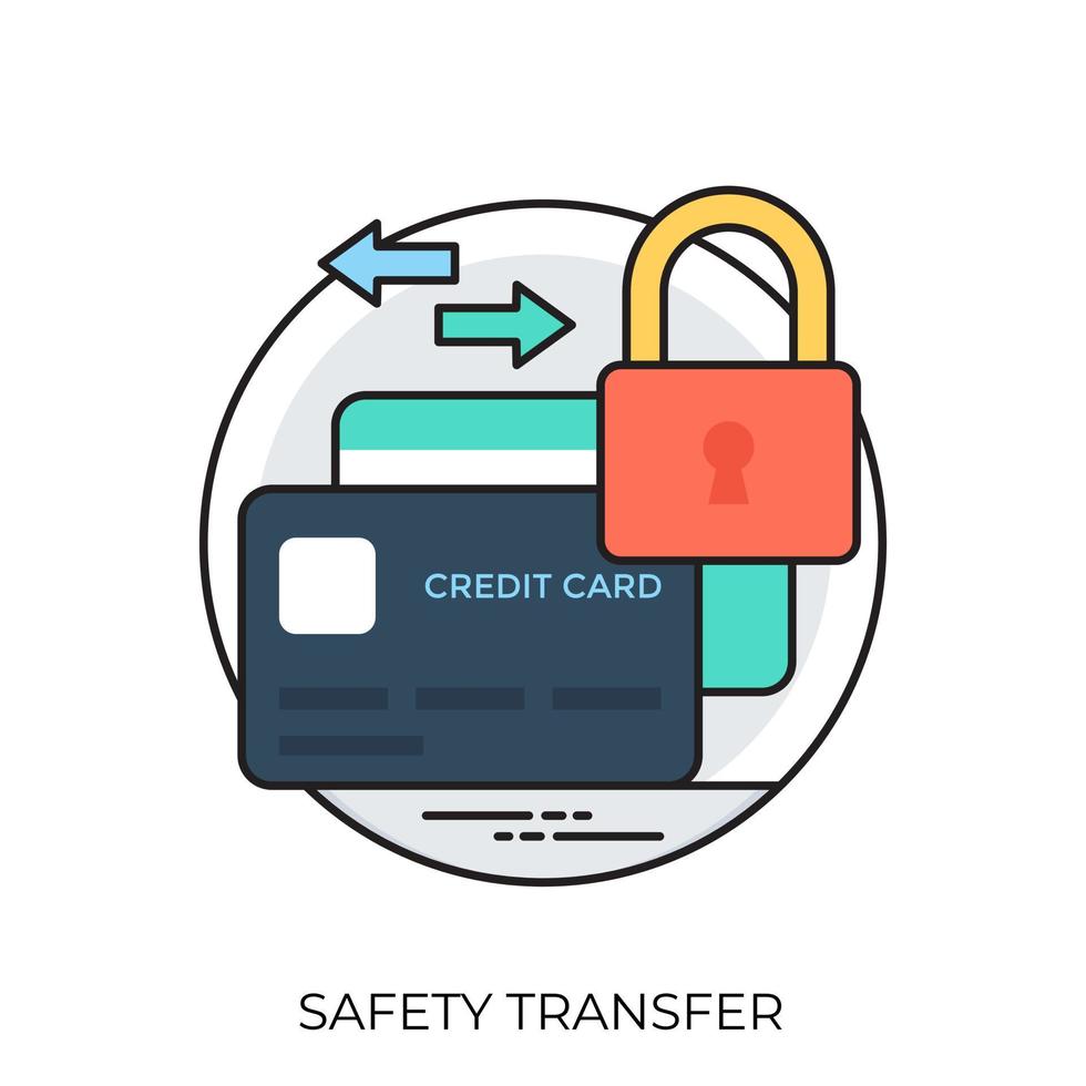 Secure Transaction Concepts vector