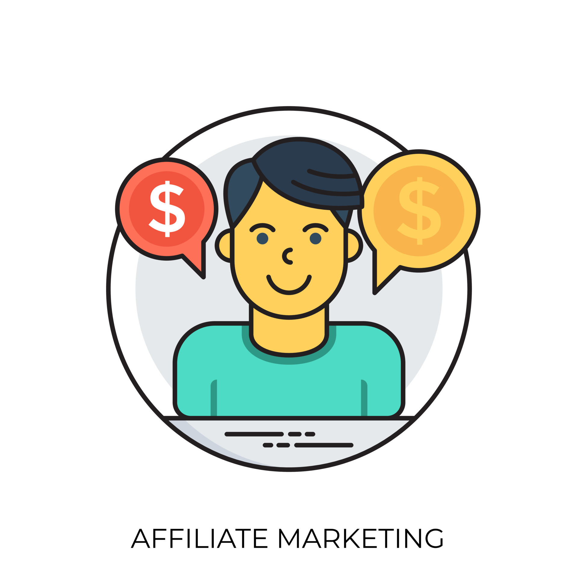 Affiliate Marketing Concepts 4766630 Vector Art at Vecteezy