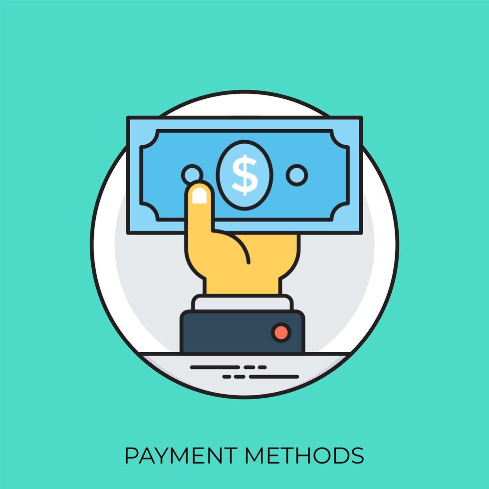 Payment Methods Concepts vector