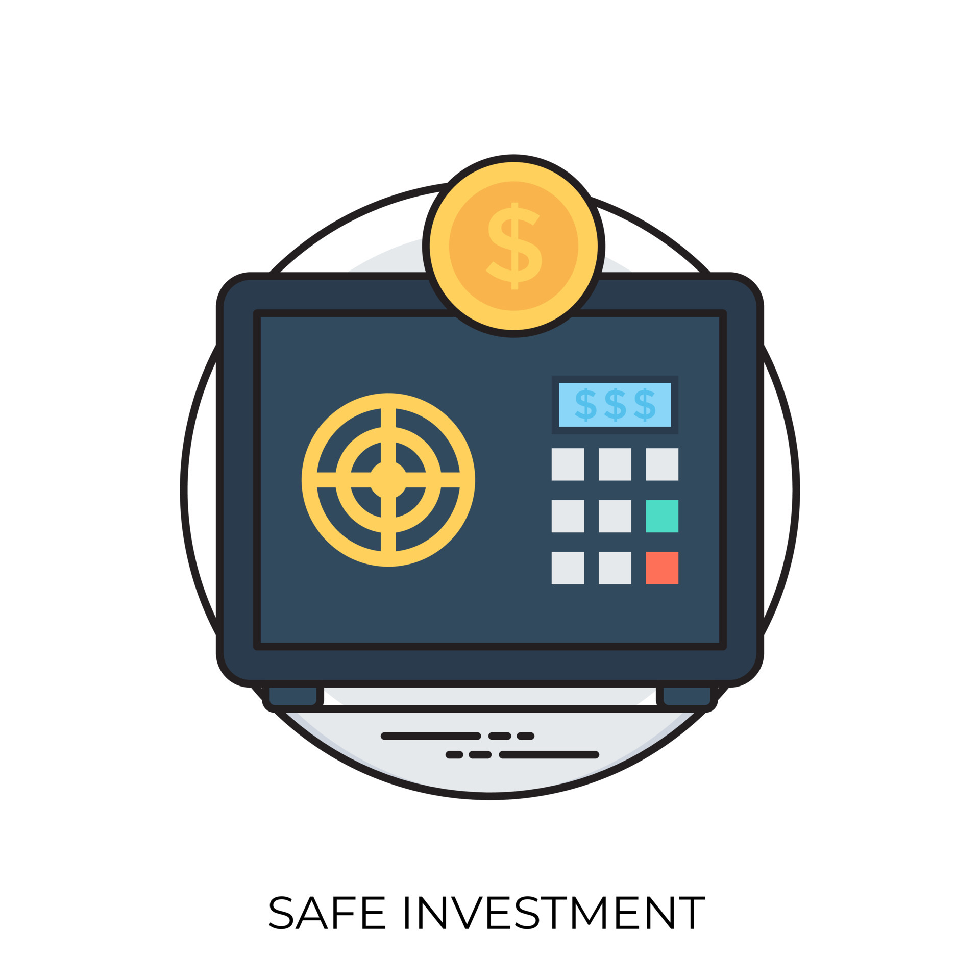 Safe Investment Concepts 4766639 Vector Art at Vecteezy