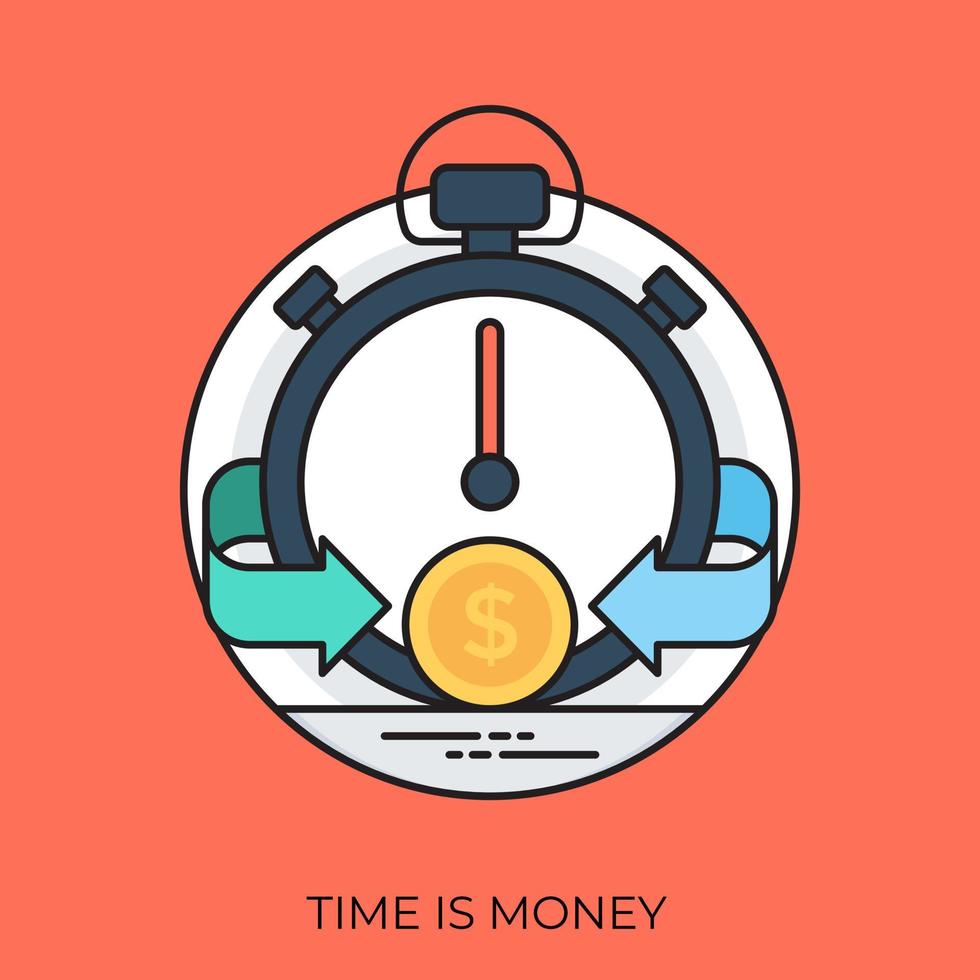 Time Is Money vector