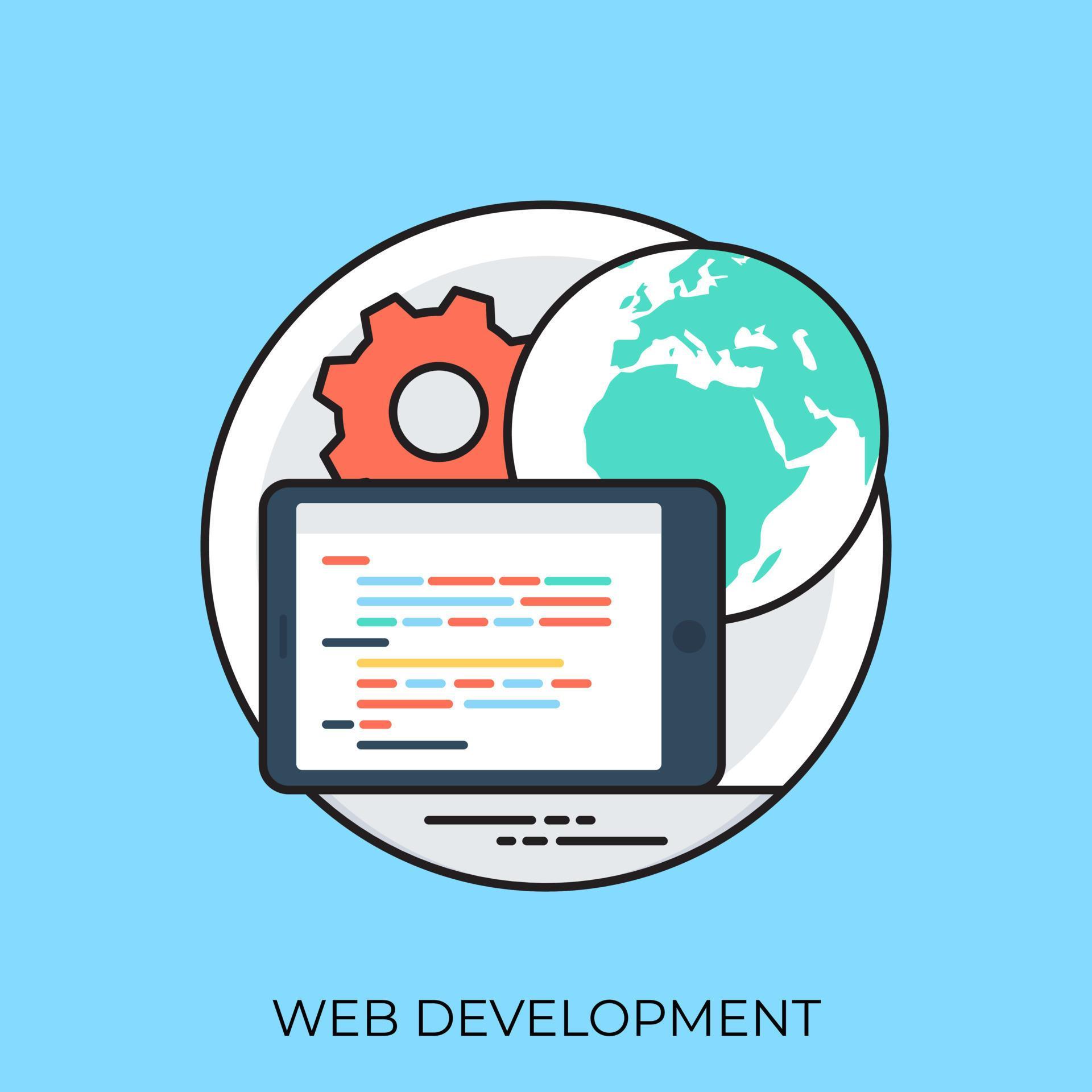 Web Development Concepts 4766658 Vector Art at Vecteezy