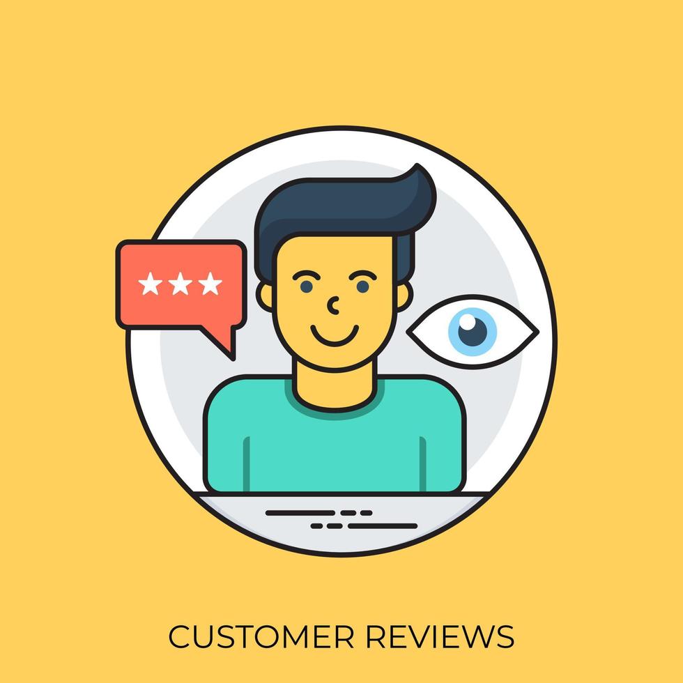 Customer Reviews Concepts vector