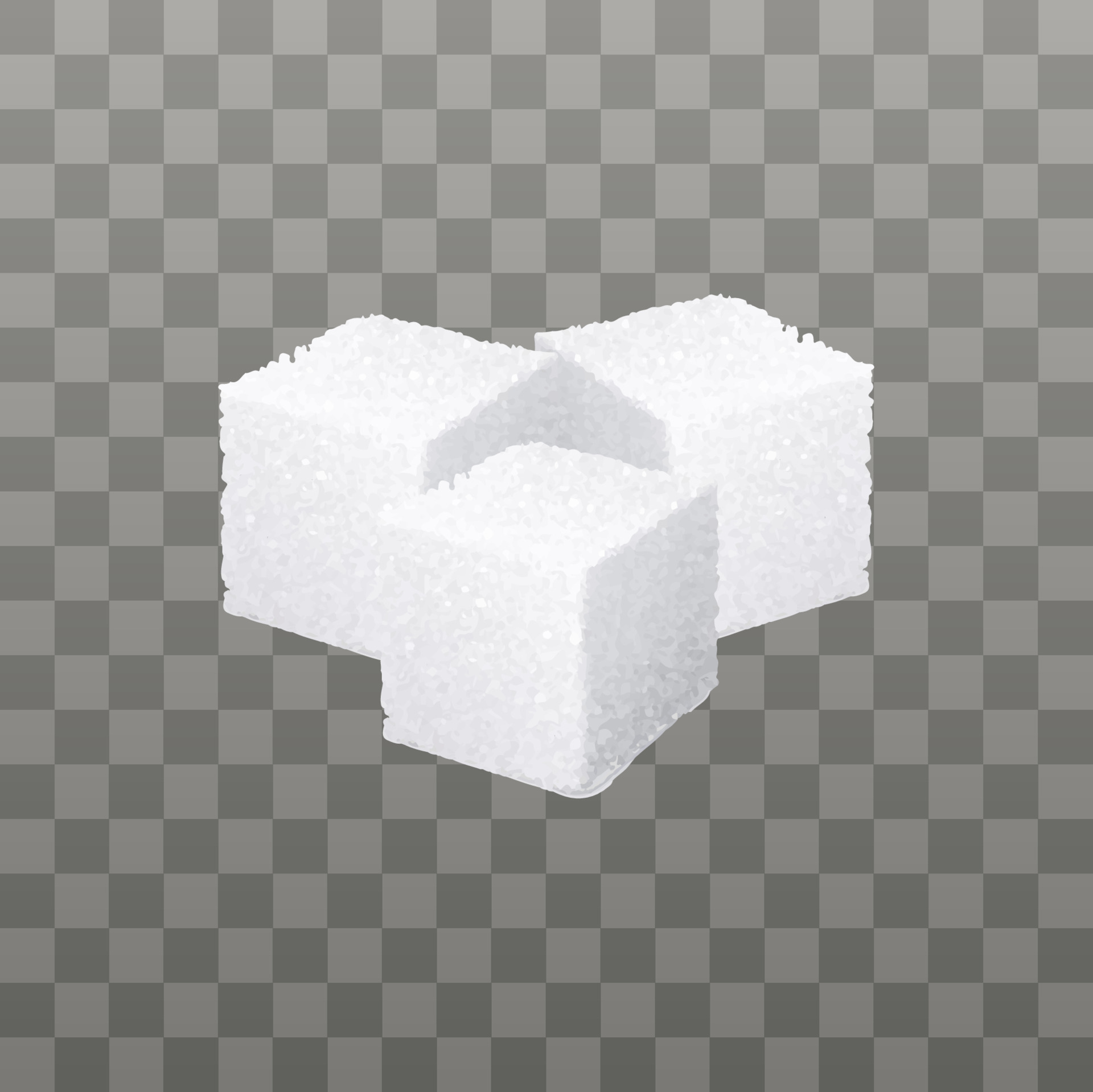 Sugar cube. Vector realistic design 4766803 Vector Art at Vecteezy
