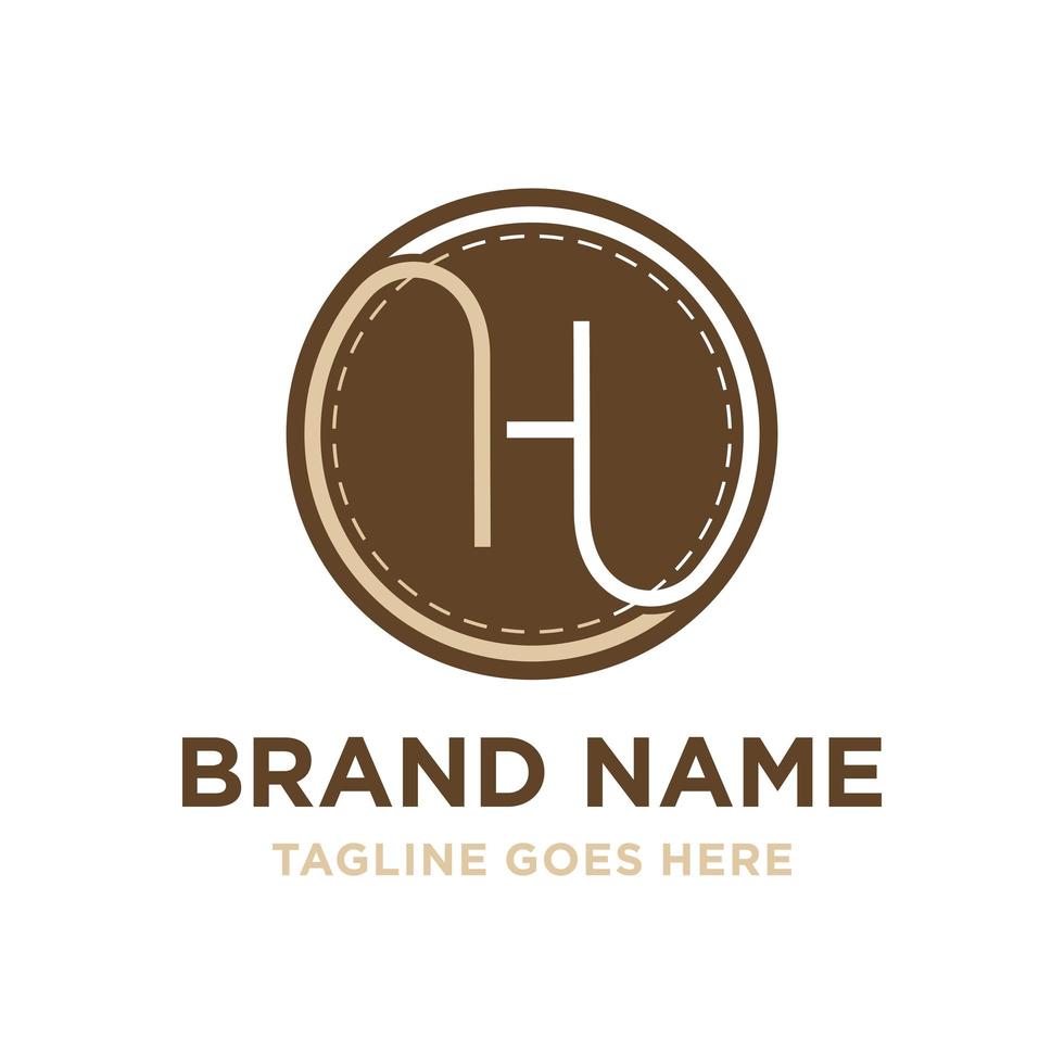 initial design of H clothing vector