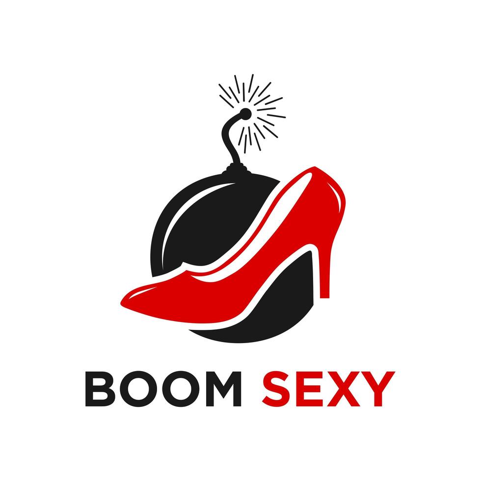 boom sexy logo vector