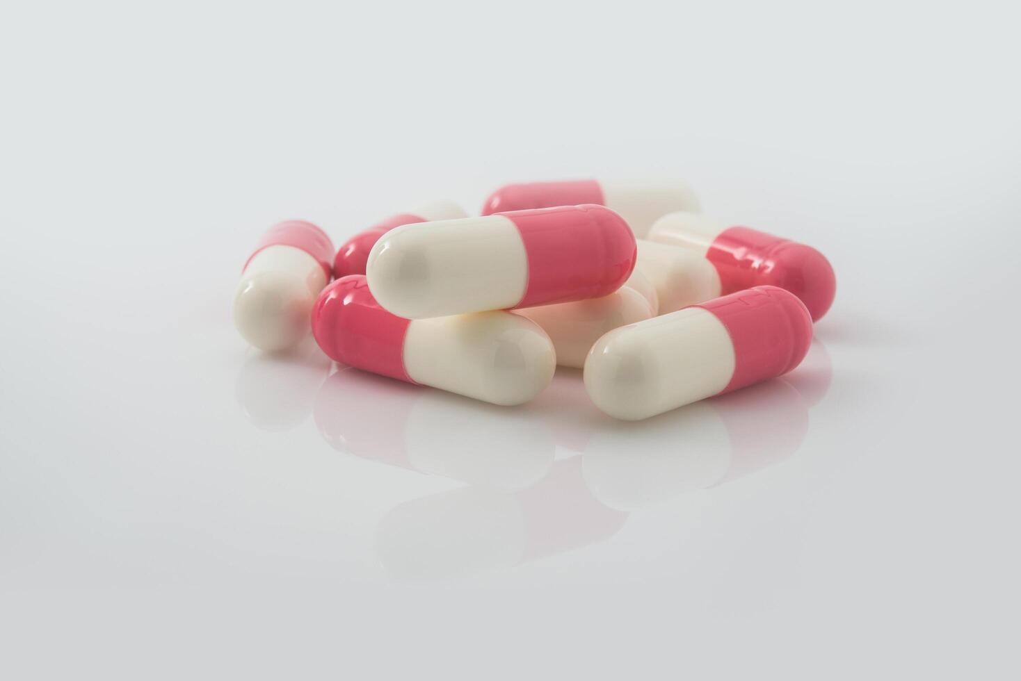 Healthy and medical pills, pharmacy pills photo