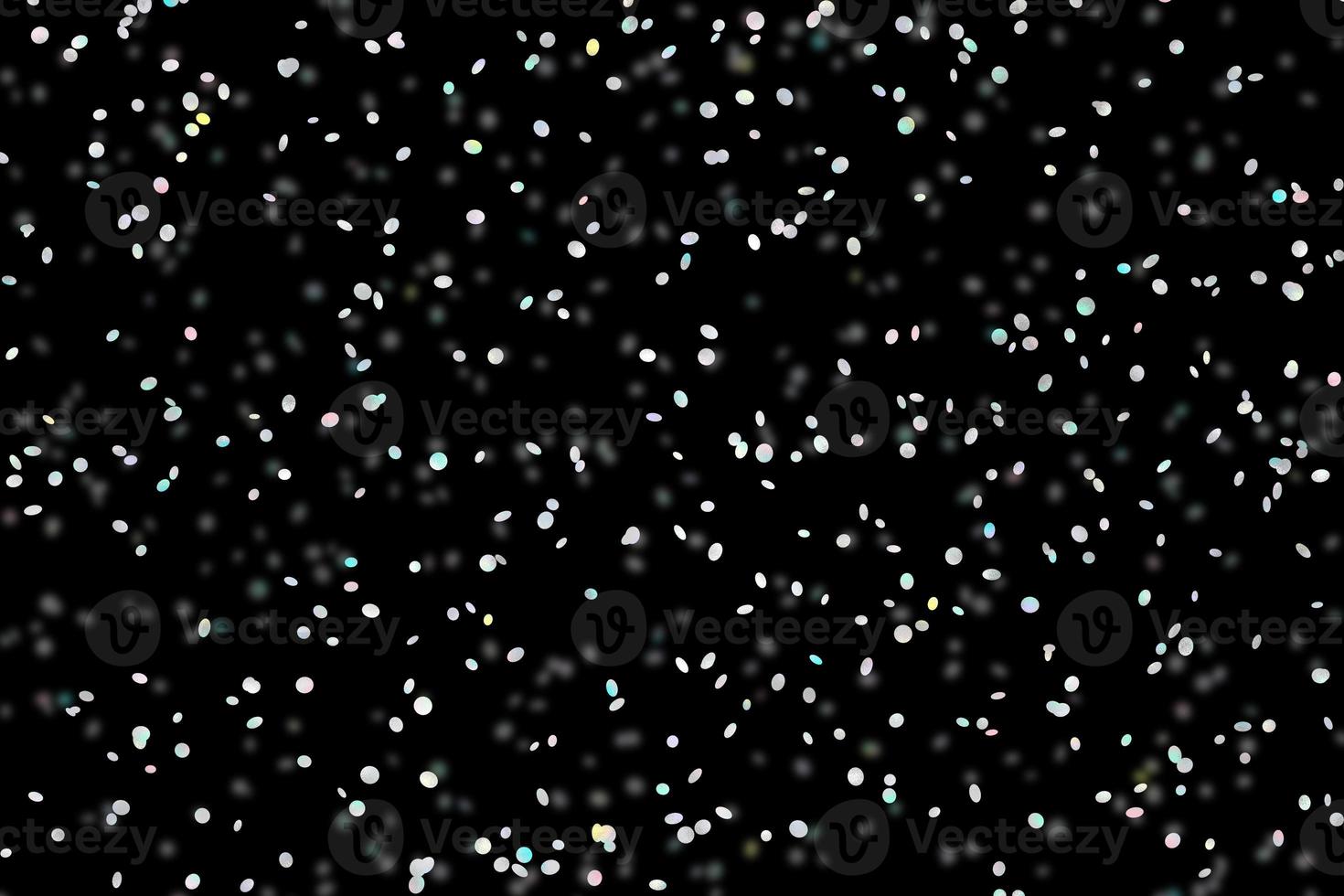 white sparkle Abstract stylish light effect on a black background and sparkles Sparkling magical dust particles on black photo