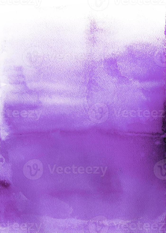 purple water color Abstract grunge watercolor hand painting background on white photo