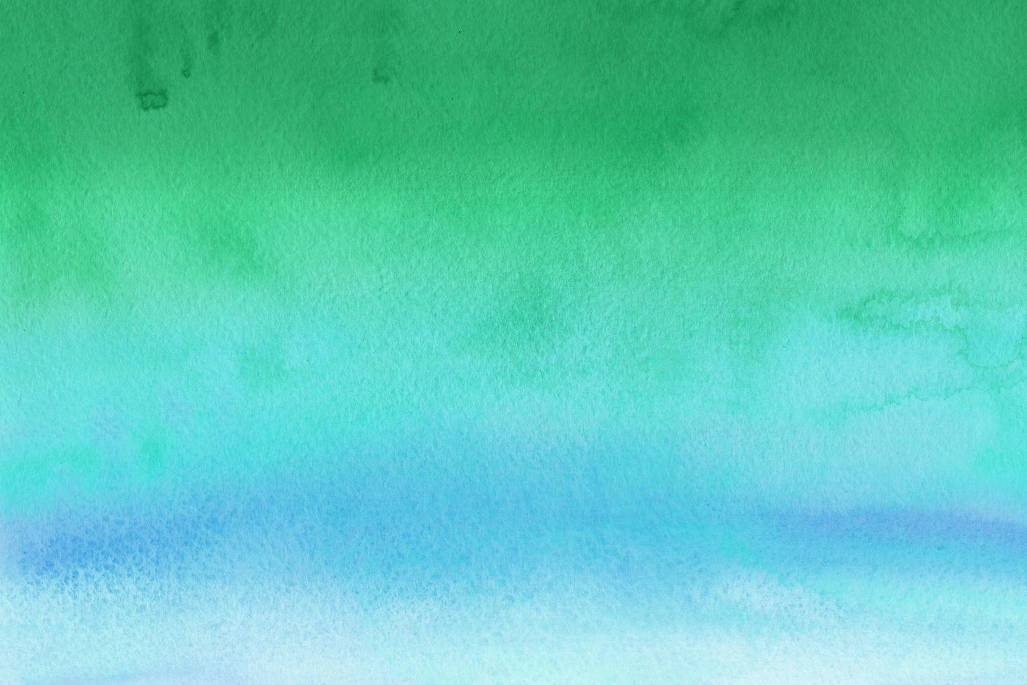 Color de agua verde y azul y degradado y blanco con textura grunge colorido y sucio vintage abstracto foto