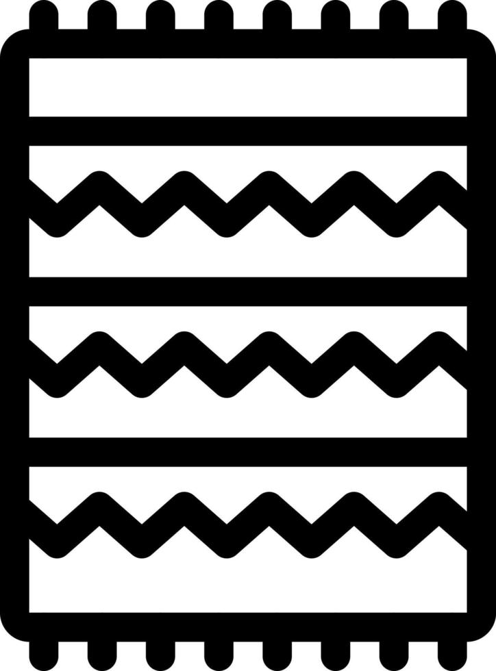 blanket line icon illustration vector