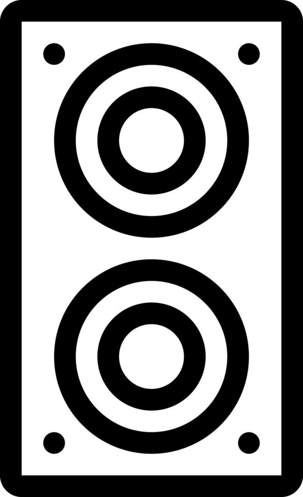 speaker line icon illustration vector