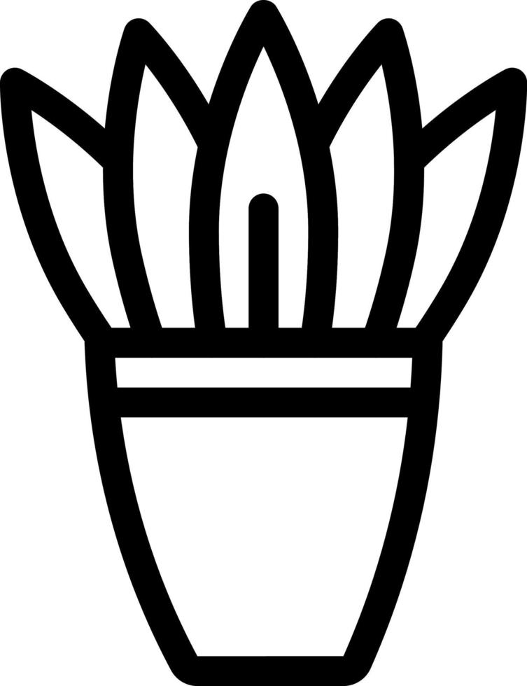plant line icon illustration vector