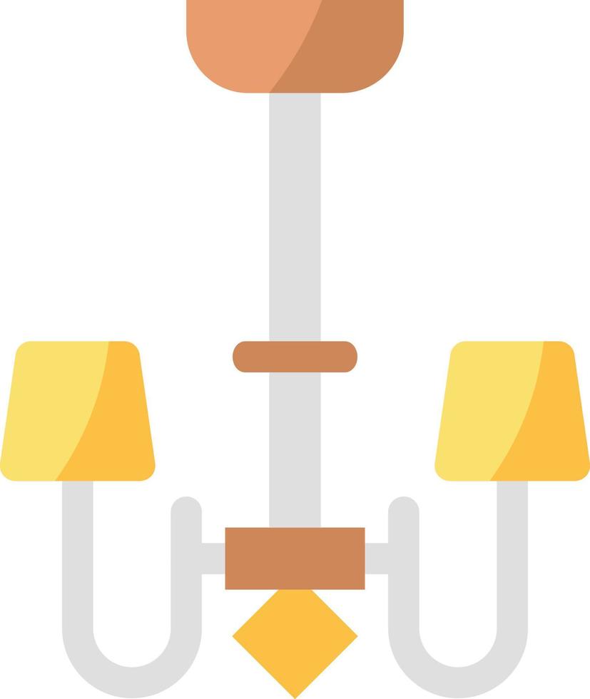 chandelier line icon illustration vector