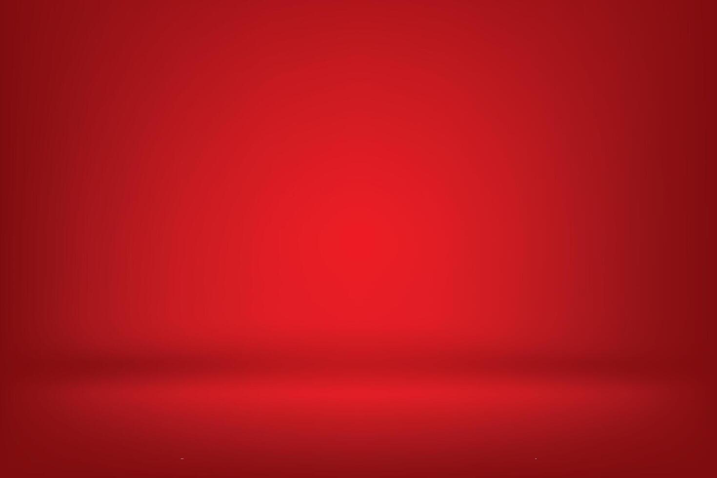 Abstract gradient background with red color, studio room pattern. Vector illustration.