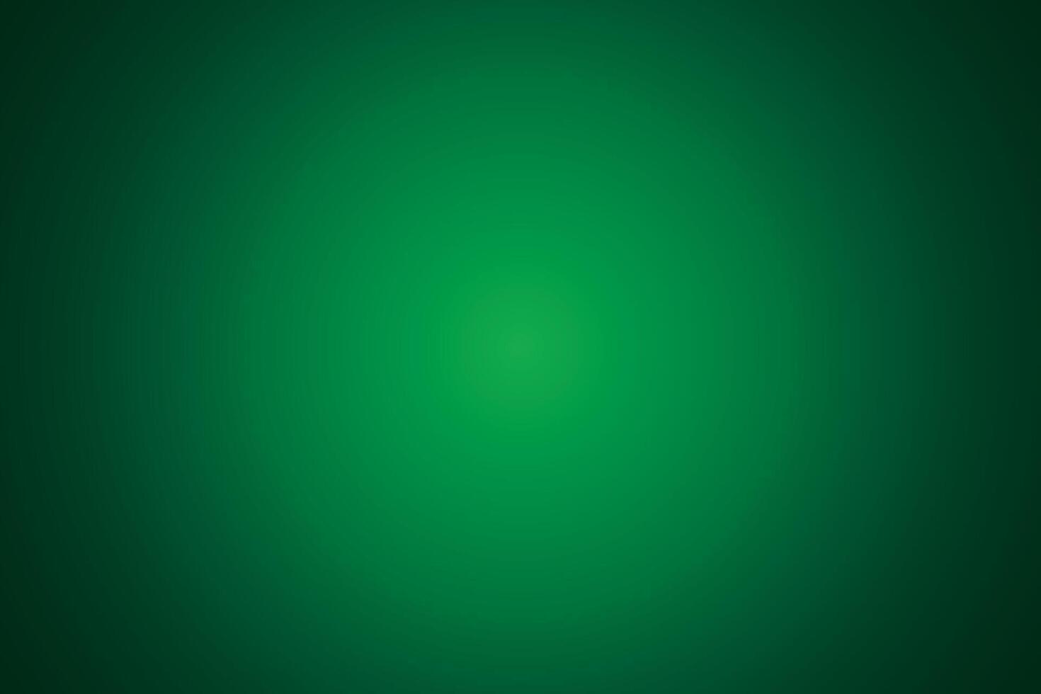 Abstract gradient background with green color, spotlight pattern. Vector illustration.