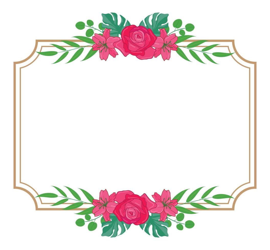 Flower Floral Illustrated Arrangement vector
