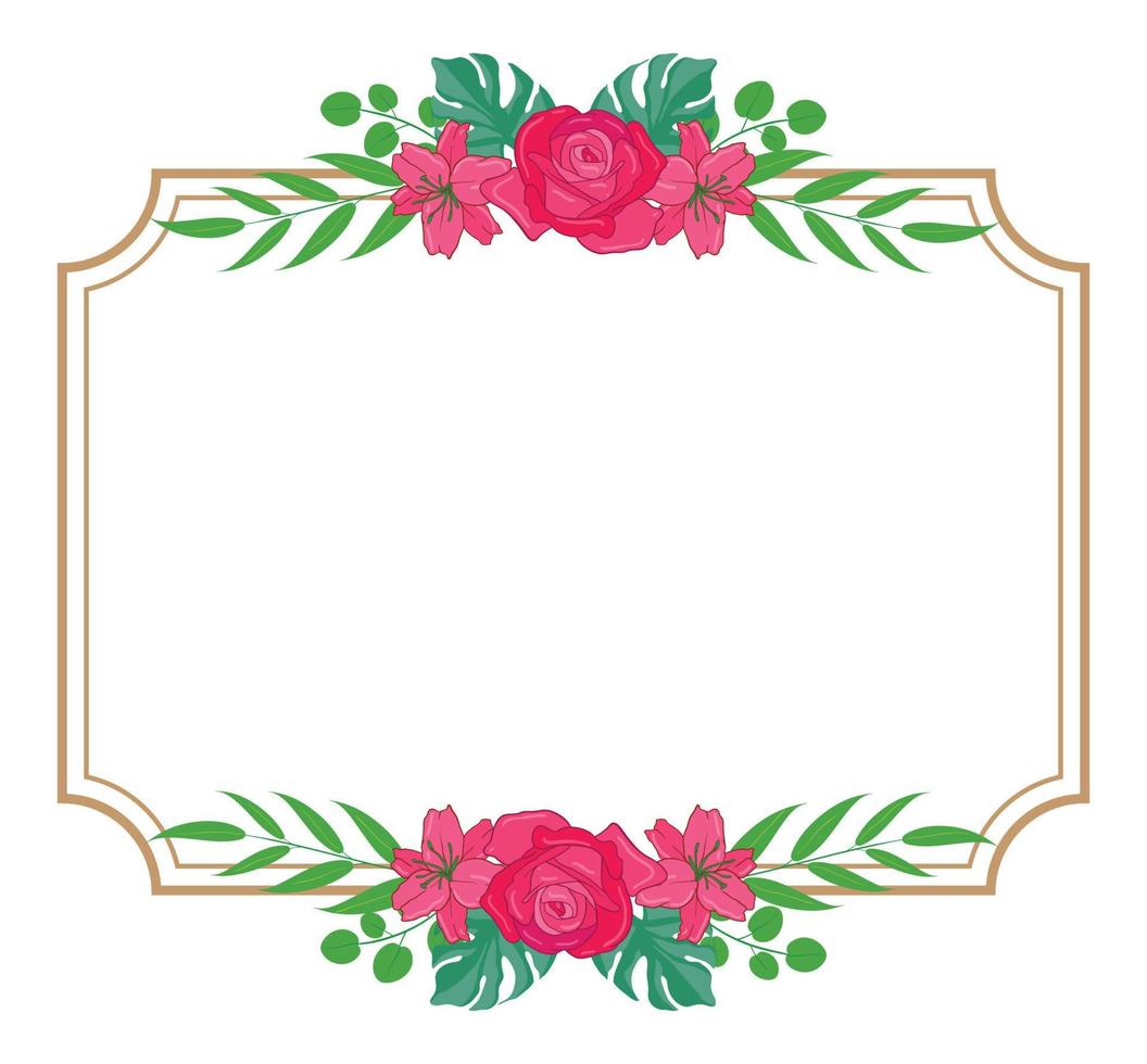 Flower Floral Illustrated Arrangement vector