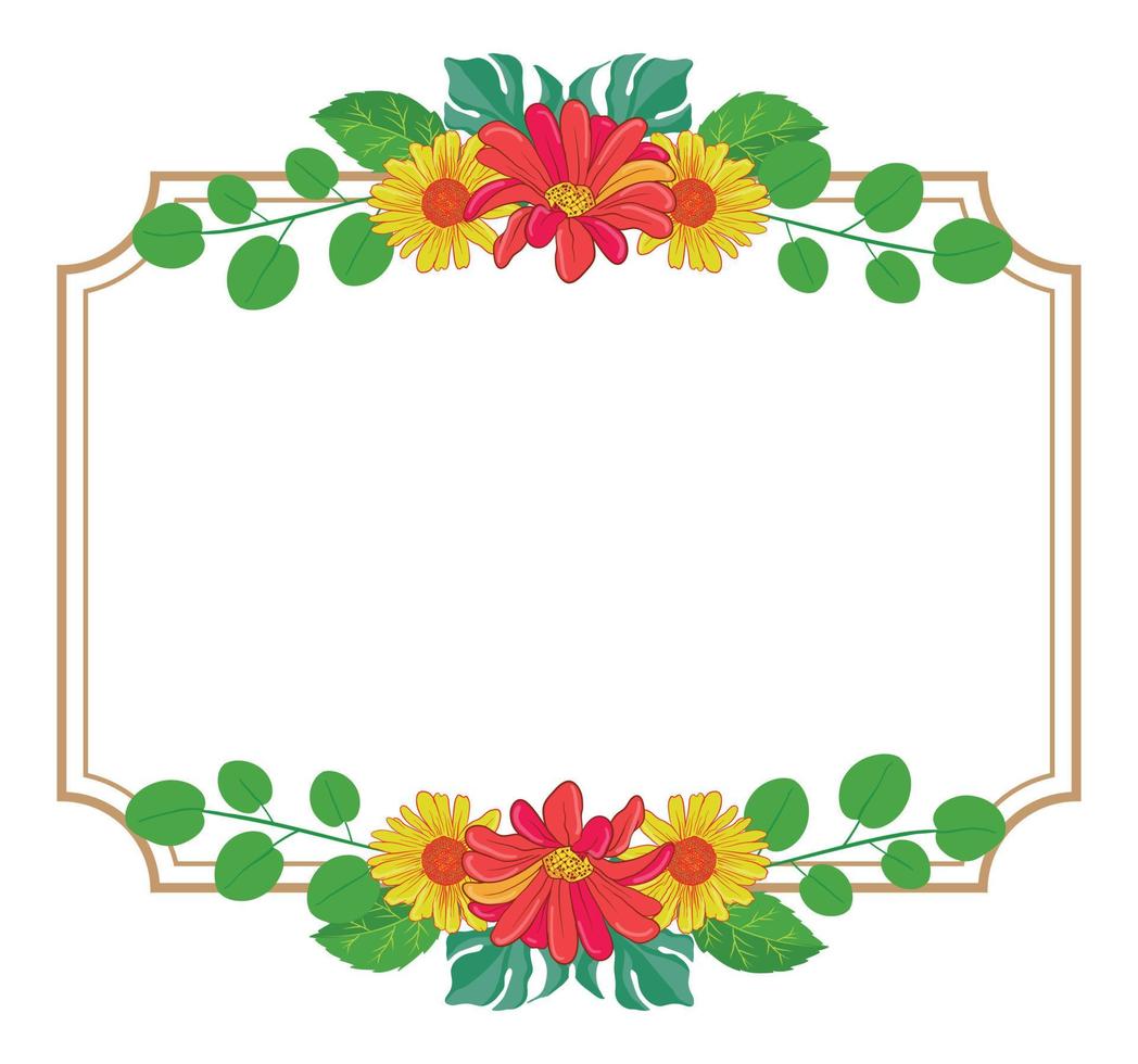 Flower Floral Illustrated Arrangement vector
