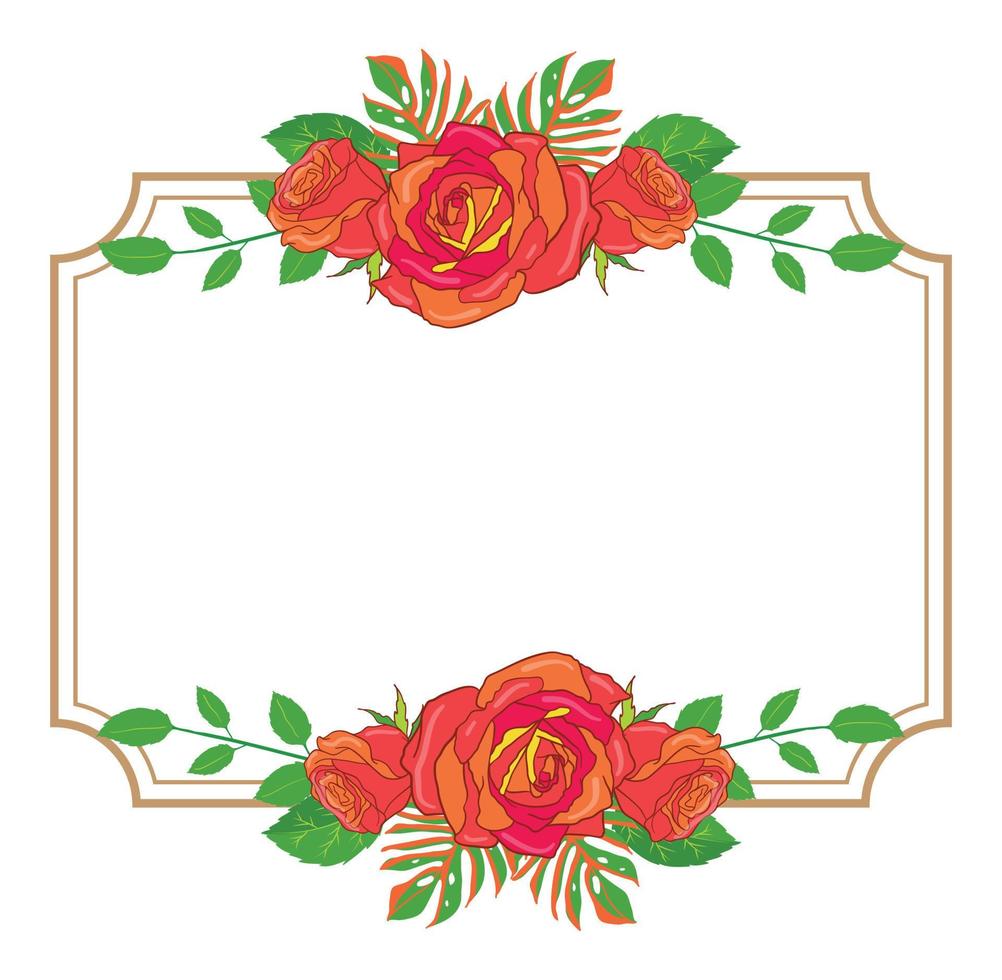 Flower Floral Illustrated Arrangement vector