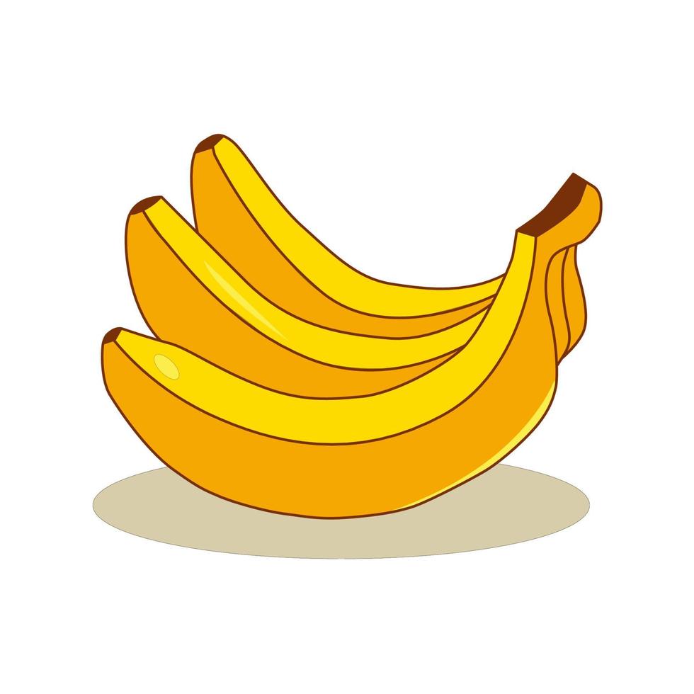 illustration vector graphic of Banana, perfect for children's book, health products, nutrition product, etcc.