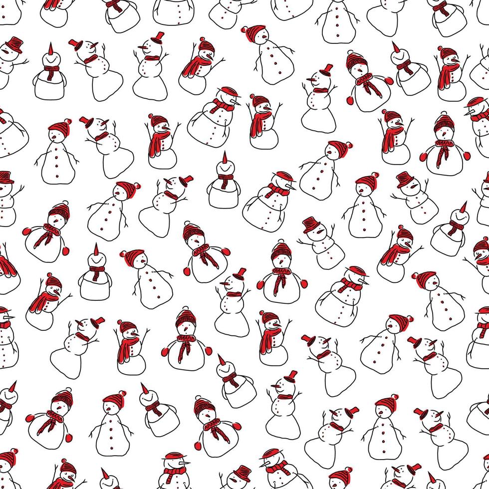 Pattern set collection of hand drawing Christmas giftbox decoration vector