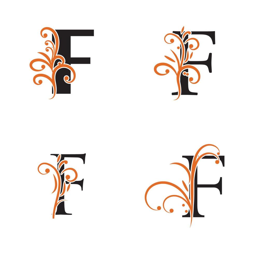 Creative Letter F Logo design vector template Symbol Logotype.