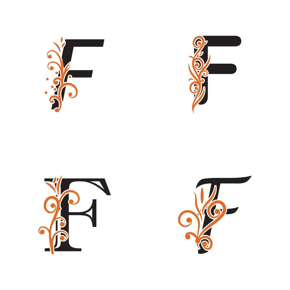 Creative Letter F Logo design vector template Symbol Logotype.