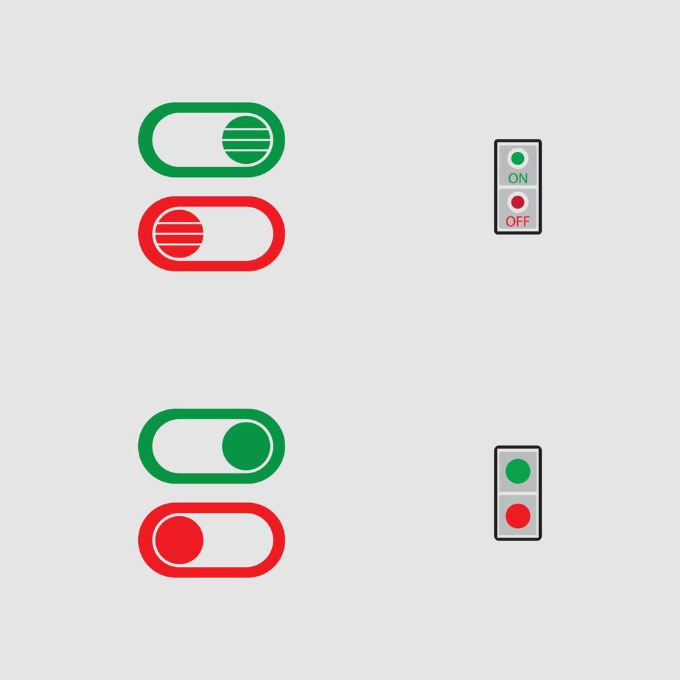 On Off Button Icon Vector Design Illustration